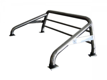 Roll bar Nissan Navara D40 Inox 63MM C/pro Vidro