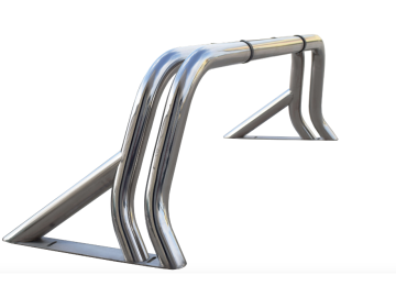 Roll bar com Design Desportivo de duas peças de tubo inoxidável Mazda BT 50 2012+