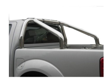 Roll bar de aço inoxidável Nissan Navara D40 (2005-2015)