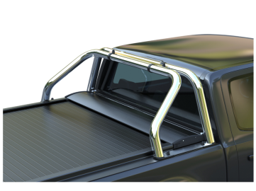 Roll bar de duas peças de tubo inoxidável Ford Ranger XLT Cabine Dupla