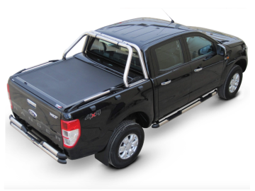 Roll bar de duas peças de tubo inoxidável Ford Ranger XLT Cabine Dupla