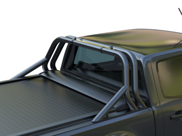 Roll bar design desportivo Preto mate de duas peças de tubo inoxidável Ford Ranger (P703) 2023+