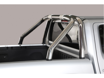 Roll bar em aço inox Ø76mm. Tipo RLD
