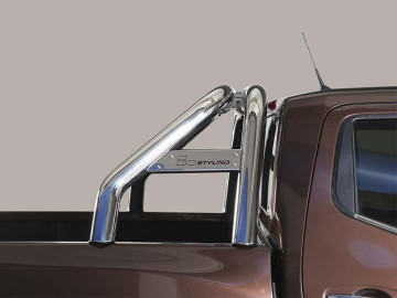 Rollbar RLD em aço inoxidável Ø76 mm com travessa lateral para Jeep Gladiator 2019+
