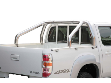 Rollbar em aço inox Ø76mm (apenas 2009-2012)