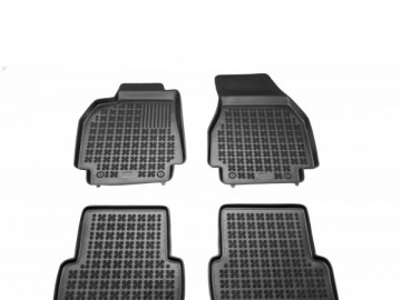 Rubber Floor mat Black suitable for RENAULT Megane II (2002-2009)