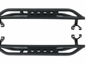 Running Boards Side Steps Nerf Bars suitable for JEEP Wrangler / Rubicon JK (2007-2017) 2 Doors Iron Design