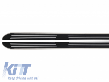 Running Boards Side Steps suitable for MITSUBISHI Outlander III 2012-2018 / ASX 2010-2018 KITT Design