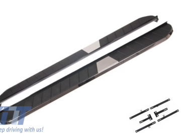 Running Boards Side Steps suitable for SKODA Yeti (5L) (2009-2017) KITT Design