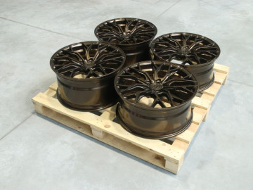 Set Of Cvr1 20X9 Et35 20X10 Et42 5X112 Gloss Bronze