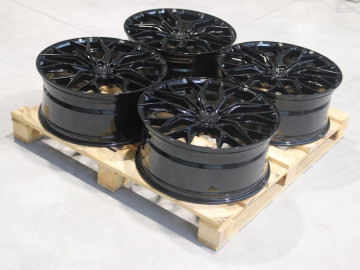 Set Of Cvr1 22X9,5 Et42 5X127 Platinum Black