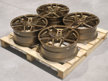 Set Of Cvr5 20X8,5 Et35 20X9 Et28 5X114,3 Brushed Bronze