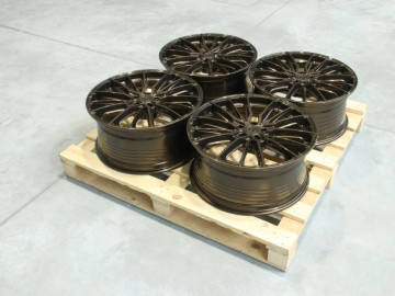 Set Of Cvr7 20X9 Et36 5X108 Gloss Bronze