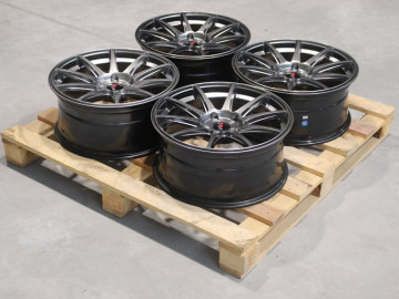 Set Of Jr11 19X8,5 Et37 5X112 Hyper Black