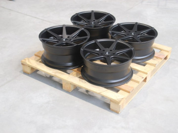 Set Of Jr20 19X8,5 Et25 19X9,5 Et40 5X120 Matt Black