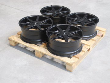 Set Of Jr20 20X8,5 Et35 5X120 Matt Black