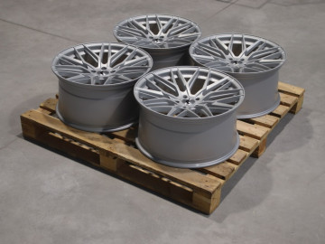 Set Of Jr28 20X10 Et30 5X112 Matt Silver