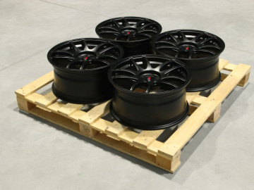 Set Of Jr29 18X8,5 Et40 5X100 Matt Black