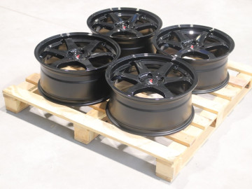 Set Of Jr3 19X8,5 Et42 5X112 Gloss Black
