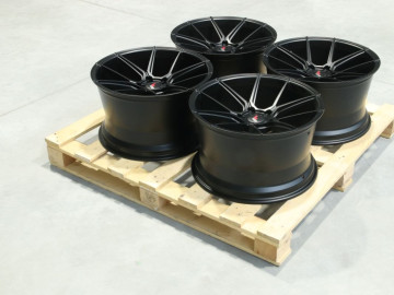 Set Of Jr30 19X11 Et15 5X112 Matt Black