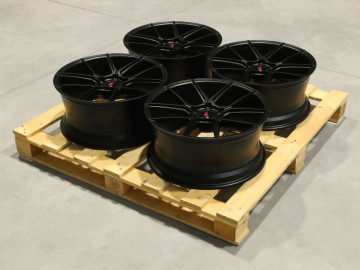 Set Of Jr30 19X8,5 Et35 5X120 Matt Black