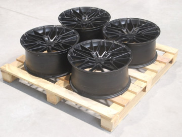 Set Of Jr38 19X9 Et20 5X112 Matt Black