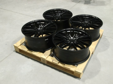 Set Of Jr38 21X9 Et35 21X9,5 Et35 5X112 Matt Black