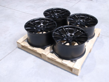 Set Of Jr42 20X10 Et35 20X10 Et23 5X108 Matt Black