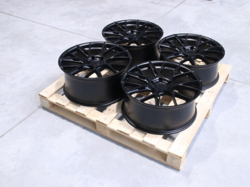 Set Of Jr42 20X8,5 20X9 Et43 5X120 Matt Black