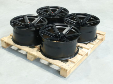 Set Of Jrx6 20X9,5 Et25 6X139,7 Matt Black