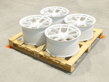 Set Of Sl01 19X9,5 Et25 19X10,5 Et35 5X120 White