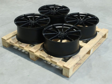 Set Of Sl02 19X9 Et20 19X8 Et40 5X112 Matt Black