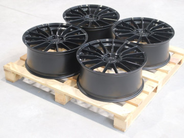 Set Of Sl05 20X9 Et40 5X112 Gloss Black