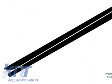 Side Decals Sticker Vinyl Matte Black suitable for BMW F10 F11 5 Series (2011-Up) M-Performance Design