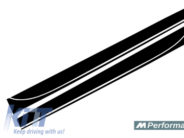 Side Skirts Add-on Lip Extensions suitable for BMW F30 F31 3 Series (2011-Up) M-Performance Design