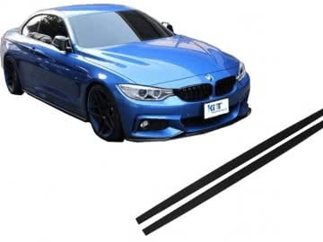 Side Skirts Add-on Lip Extensions suitable for BMW 4 Series F32 F33 F36 Coupe Cabrio Grand Coupe M-Performance