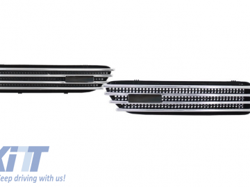 Side Vents Fender Grilles Air Ducts suitable for BMW E46 (1998-2005) M3 Design