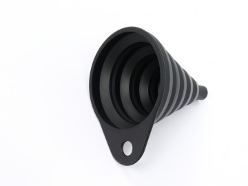 Silicone Foldable Oil Funnel Black L 1