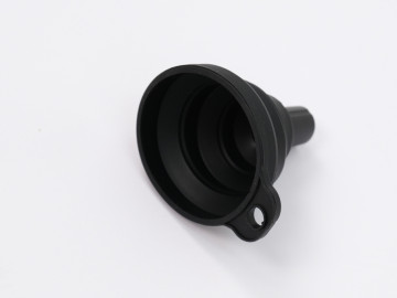 Silicone Foldable Oil Funnel Black M