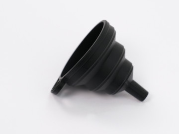Silicone Foldable Oil Funnel Black S