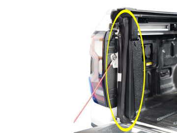 Sistema de vedação da porta traseira Dust Seal para o Ranger 2020+