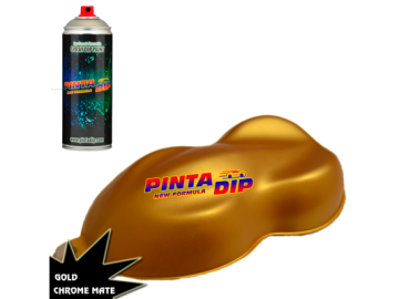 Spray Dip Cromado Dourado