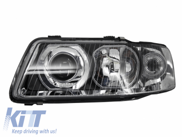 Suitable for AUDI A3 8L (2000-2003) Replacement Left Side Headlight Chrome Background 8L00941003K 8L0941003AF