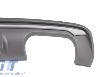 Suitable for AUDI A3 8V Sedan (2012-2015) Assembly Rear Bumper Valance Diffuser with Complete Exhaust System S3 Design