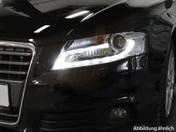 Suitable for AUDI A4 B8 8K 08-11 LED Daytime Running Light Headlights Facelift Light Bar Xenon Design