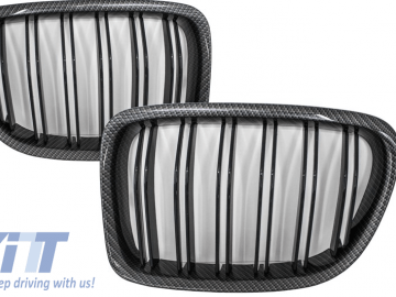 Suitable for BMW X1 E84 (2009-2014) Central Grilles Kidney Grilles Carbon Fiber Design