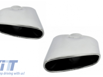 Suitable for BMW X5 E70 Exhaust Muffler Tips (2007-up) LCI Facelift Look