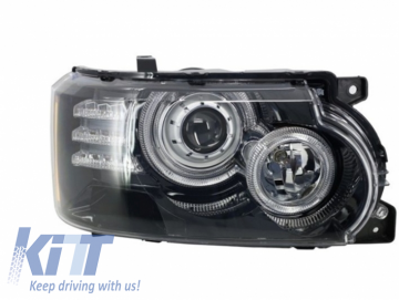 Suitable for Land ROVER Range ROVER Vogue L322 (2002-2009) Headlights with Brackets Support and Central Grille Autobiography Supercharged Edition