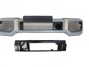 Suitable for MERCEDES Benz G-Class W463 (1989-2012) Front Bumper Assembly G65 A-Design with Grille G63 GT-R Panamericana Design