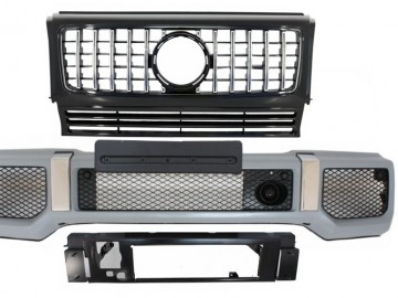 Suitable for MERCEDES Benz G-Class W463 (1989-2017) Front Bumper A-Design with Grille G63 GT-R Panamericana Design